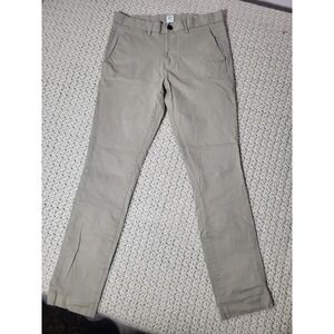 Gap Skinny Chino Pants Mens 30x31 Khaki Tan Gap For Good Flat Front Trousers
